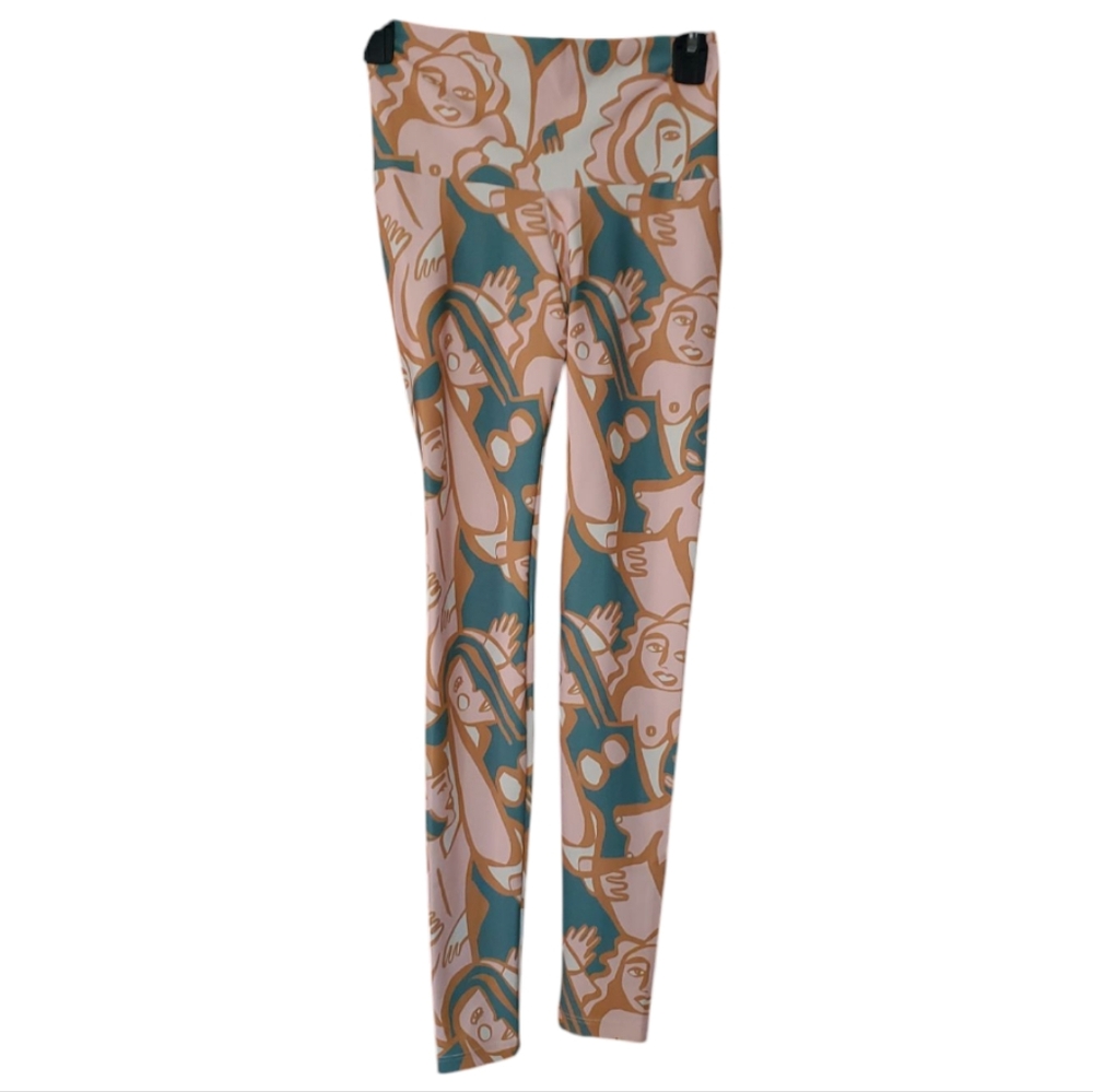 Dazey La Ani Print Figures Sports Leggings View 2